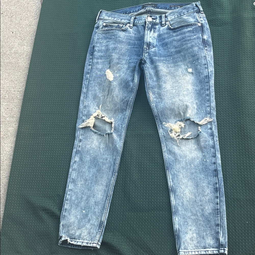 PacSun‎ jeans Blue Skinny Jeans 32X30 distressed washed modern